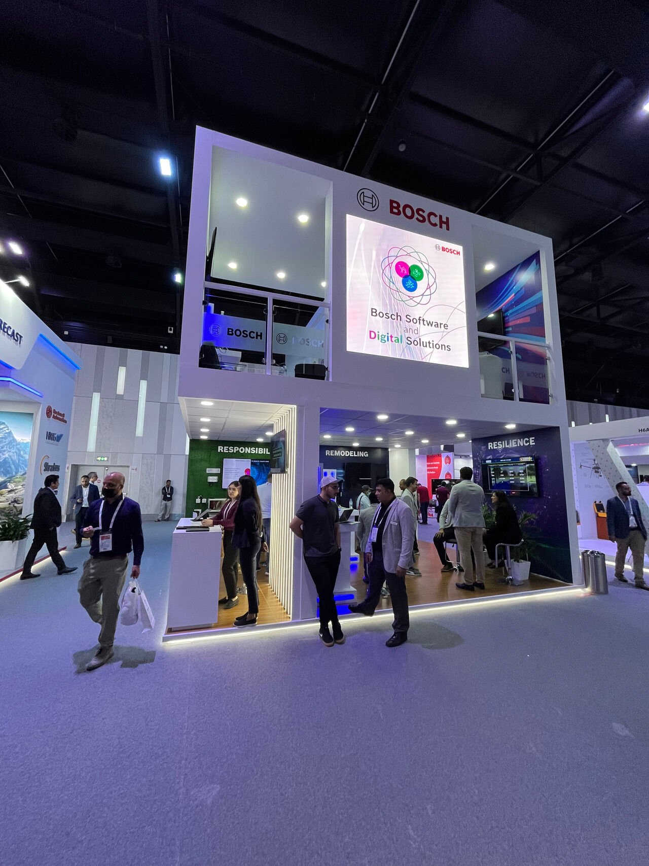 Bosch two-storey stand at GITEX Dubai